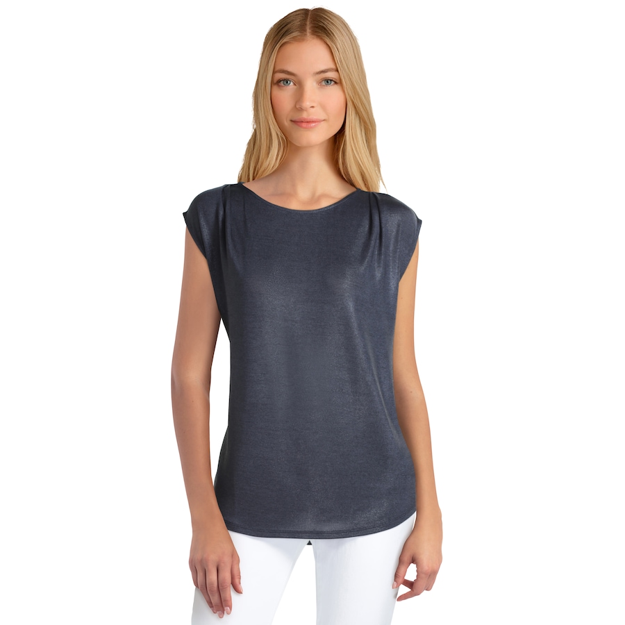 Image 496961_INDIK.jpg, Product 496-961 / Price $14.33, H Halston Fog Foil Sleeveless Top from H Halston on TSC.ca's Fashion department
