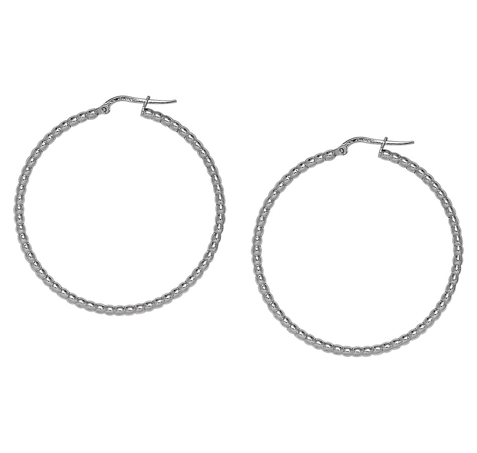 tsc.ca - Silver Gallery Sterling Silver Diamond Cut Hoop Earrings