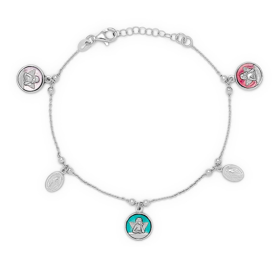 Image 497134_RHOP.jpg, Product 497-134 / Price $69.88, Silver Gallery Sterling Silver Angel Charm Bracelet from Silver Gallery on TSC.ca's Jewellery department