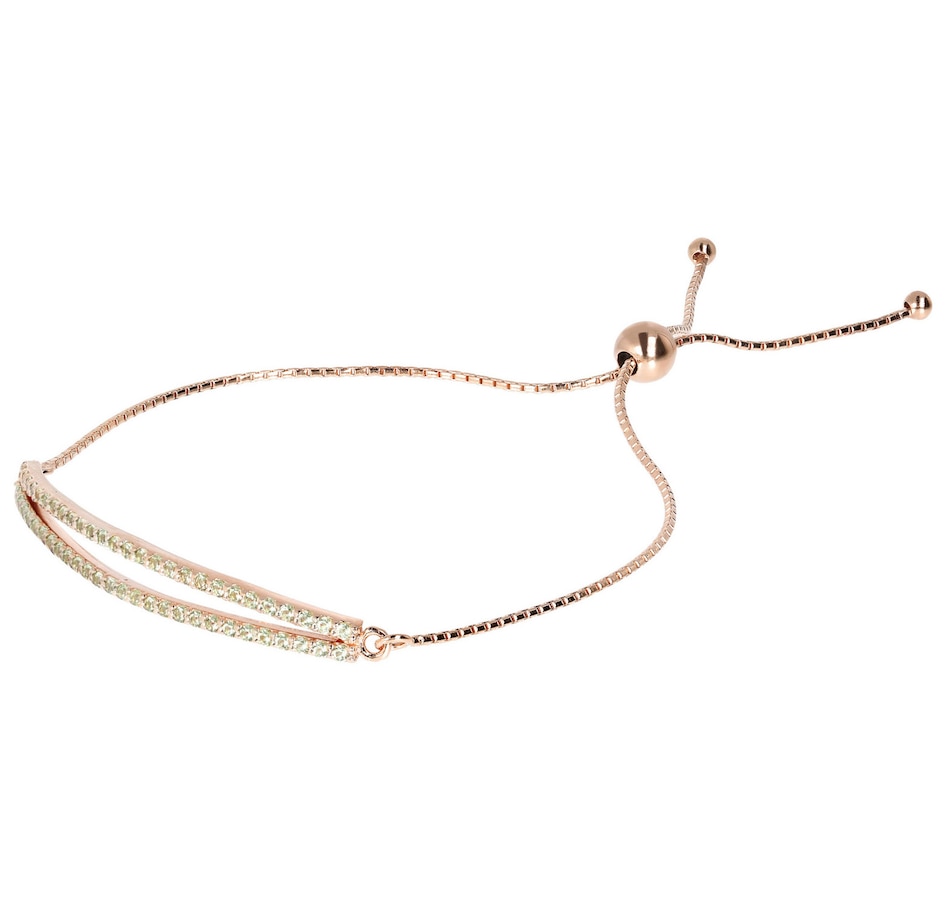 tsc.ca - Belrose Jewellery Pave Gemstone Adjustable Bracelet