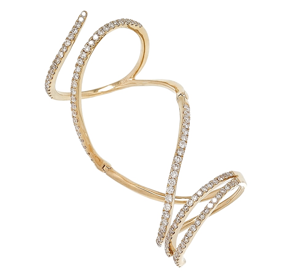 Jewellery - Rings - Crossover - Graziela Gems 14K Yellow Gold Diamond ...