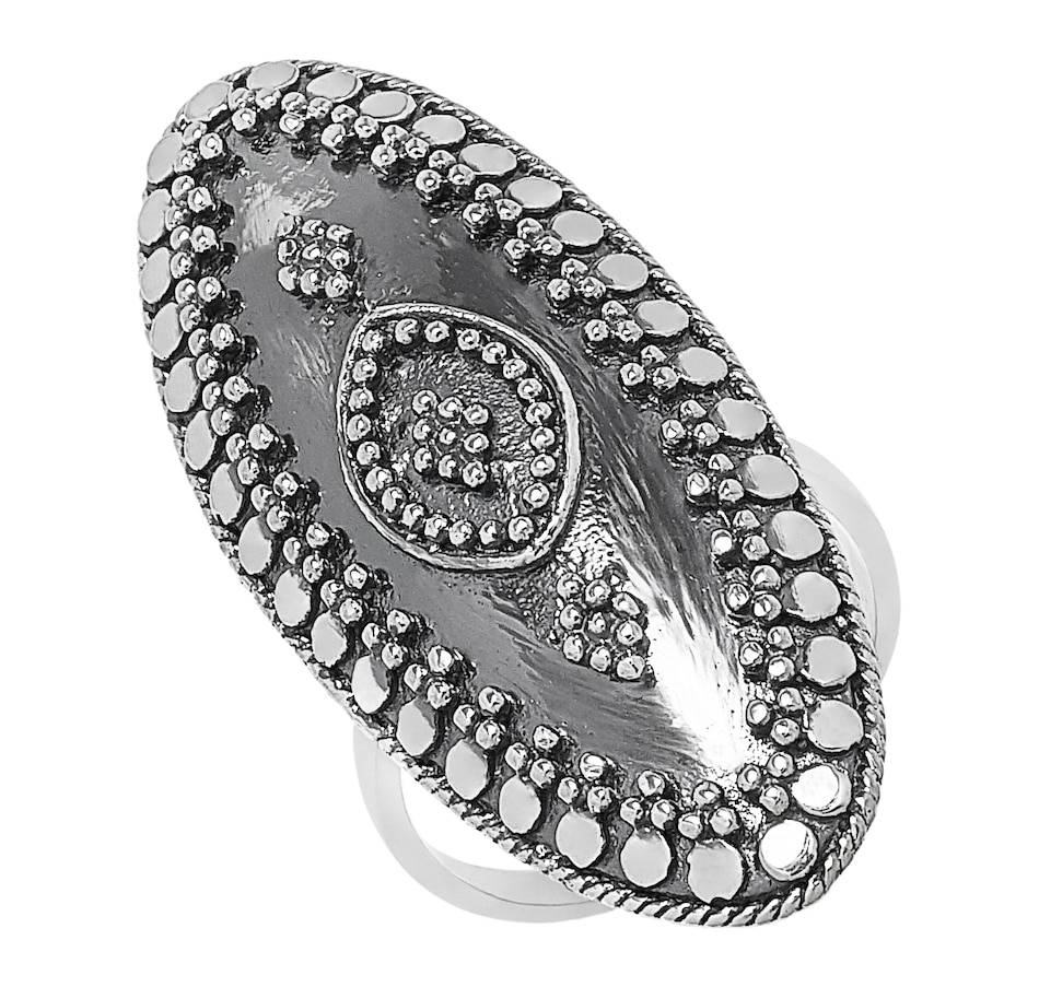 Image 499978.jpg, Product 499-978 / Price $59.88, Silver Gallery Sterling Silver Oval Detailed Ring from Silver Gallery on TSC.ca's Jewellery department