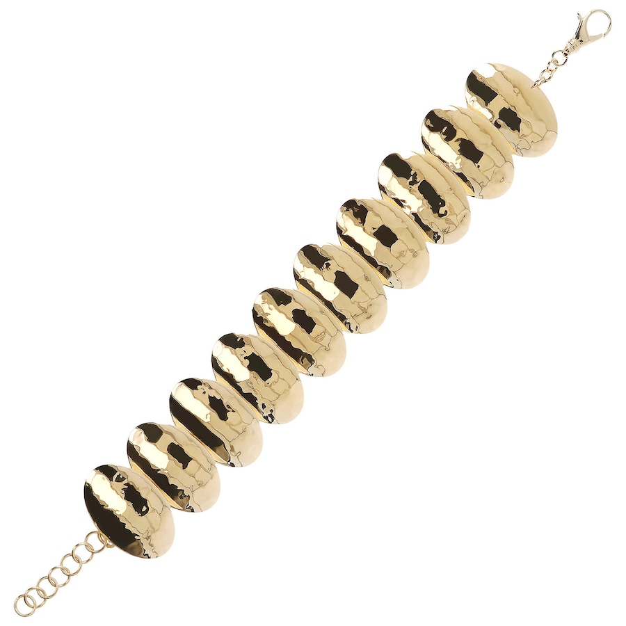 Image 500147.jpg, Product 500-147 / Price $59.33, Etrusca Hammered Oval Disc Bracelet from Etrusca Jewellery on TSC.ca's Jewellery department