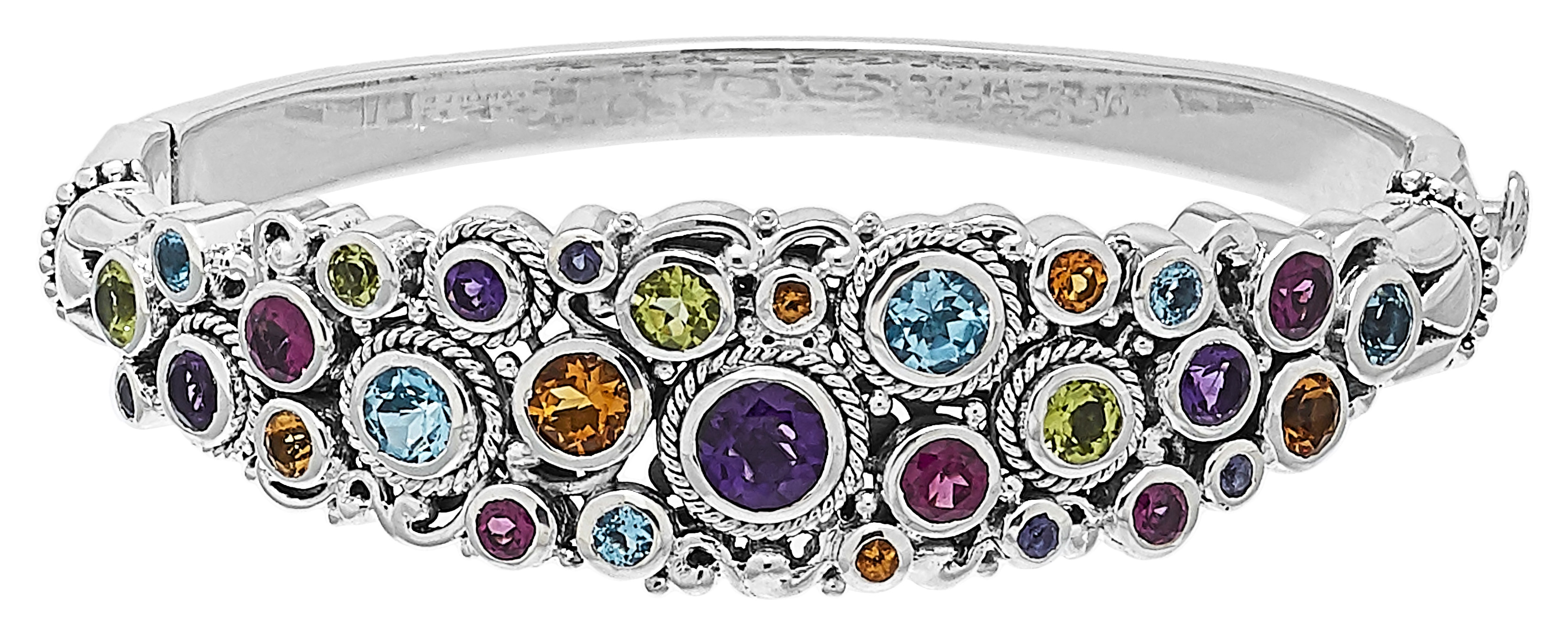 Jewellery - Bracelets - Samuel B Collection Sterling Silver Multi ...