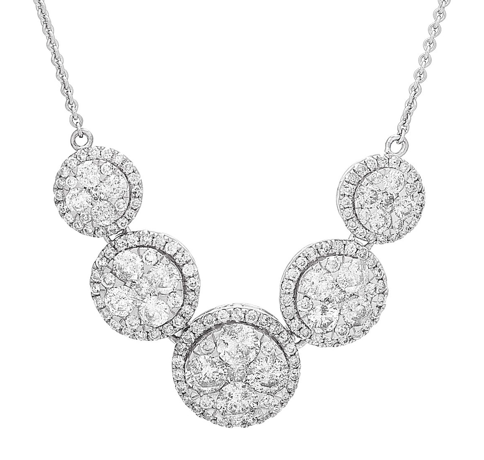 tsc.ca - 14K White Gold 2.50ctw Diamond Necklace