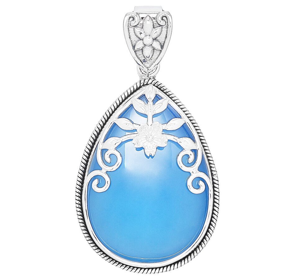 Image 502808.jpg, Product 502-808 / Price $89.88, Himalayan Gems Sterling Silver Chalcedony Flower Pendant from Himalayan Gems on TSC.ca's Jewellery department