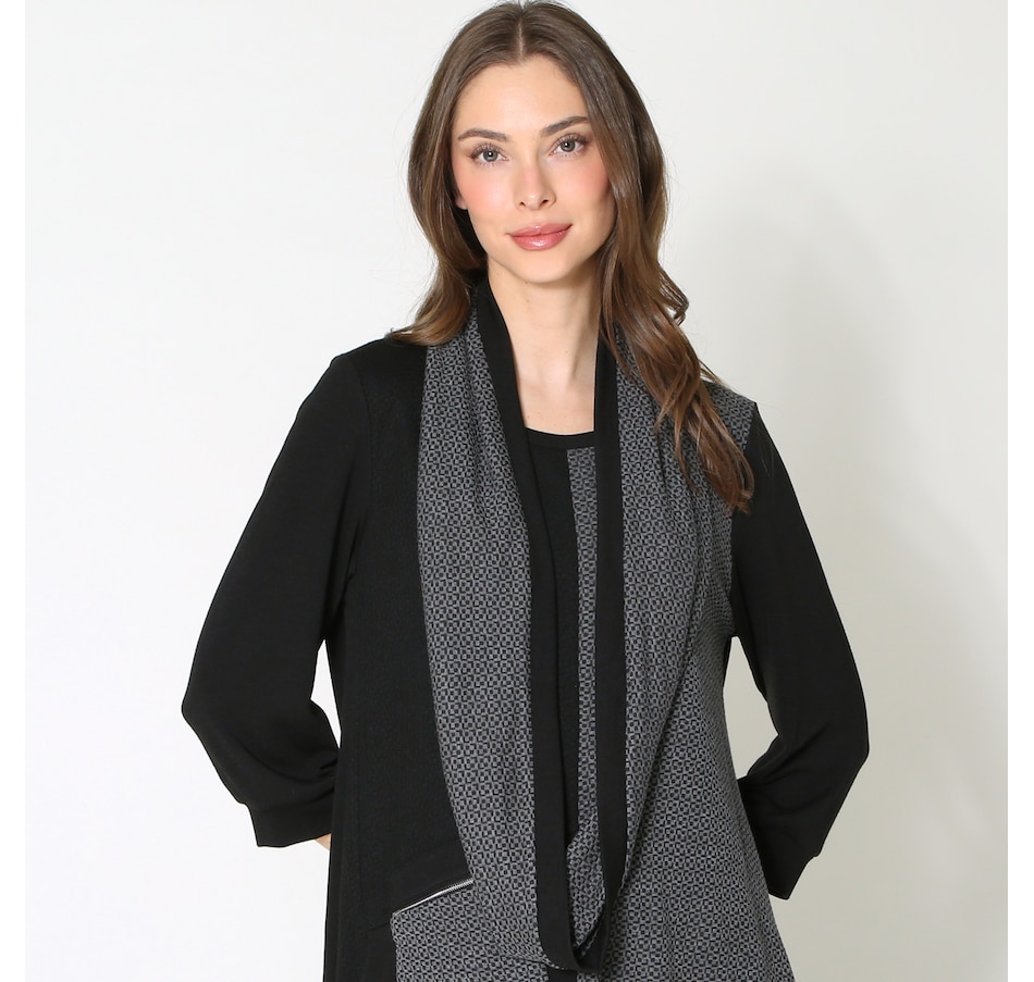 Image 502919_ALTMORE2.jpg, Product 502-919 / Price $39.33, Red Coral Colour Block Tunics with Pocket & Removable Unity Scarf from Red Coral Fashions on TSC.ca's Fashion department