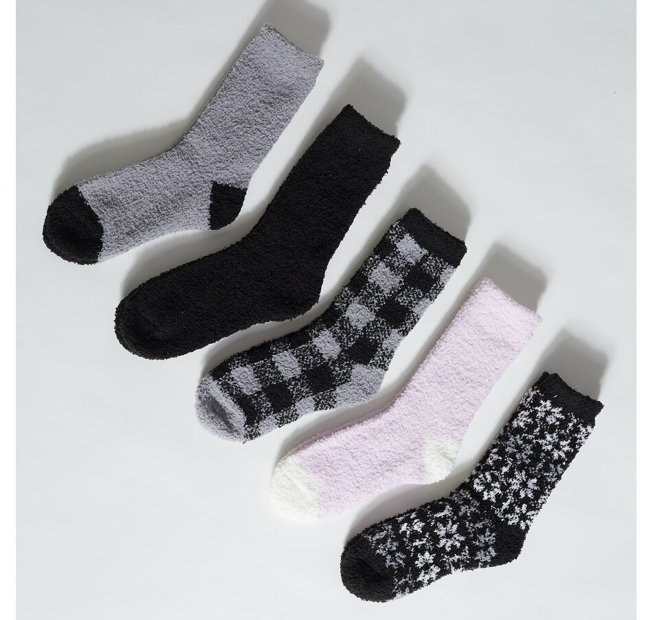 Image 505118_BLK.jpg, Product 505-118 / Price $20.00, Cuddl Duds 5 Pack Ladies Cozy Crew Sock from Cuddl Duds on TSC.ca's Fashion department