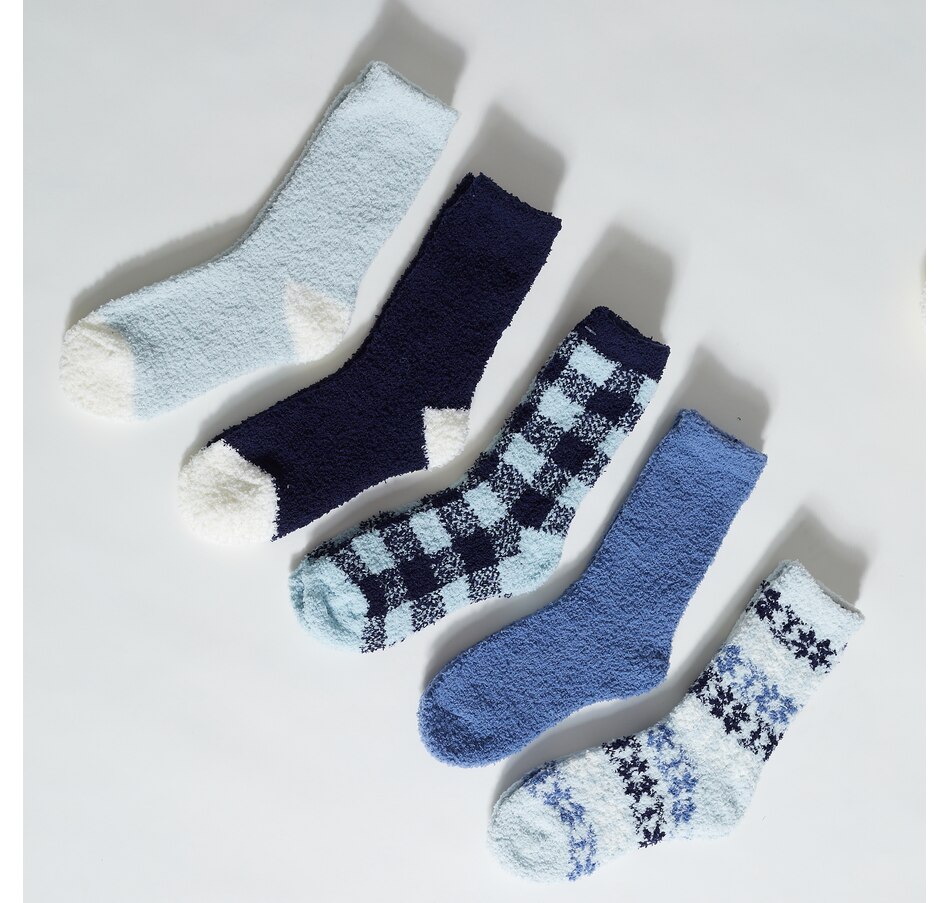Image 505118_WANBL.jpg, Product 505-118 / Price $20.00, Cuddl Duds 5 Pack Ladies Cozy Crew Sock from Cuddl Duds on TSC.ca's Fashion department