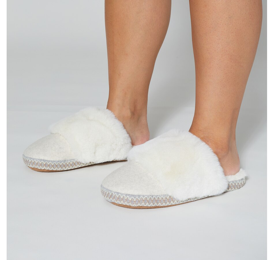 Image 505119_IVR.jpg, Product 505-119 / Price $24.00, Cuddl Duds Soft Felt Scuff Slipper from Cuddl Duds on TSC.ca's Shoes department