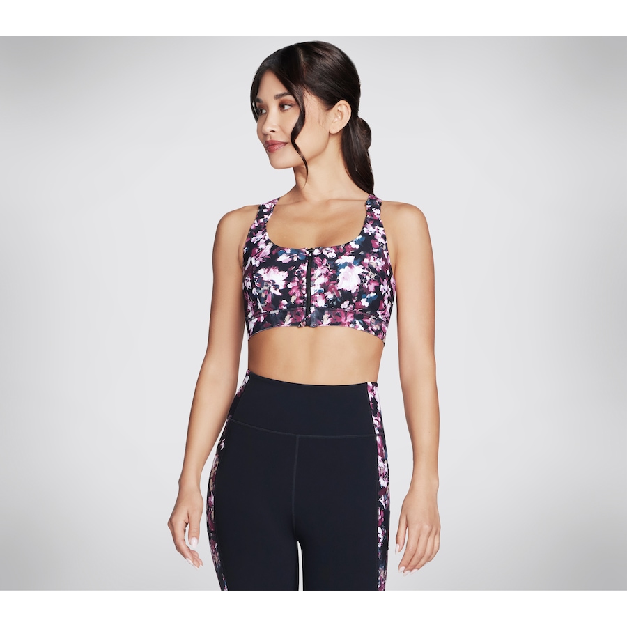 Image 505121_ALTMORE5.jpg, Product 505-121 / Price $19.33, Skechers Misty Floral Zip Front Bra from Skechers on TSC.ca's Fashion department