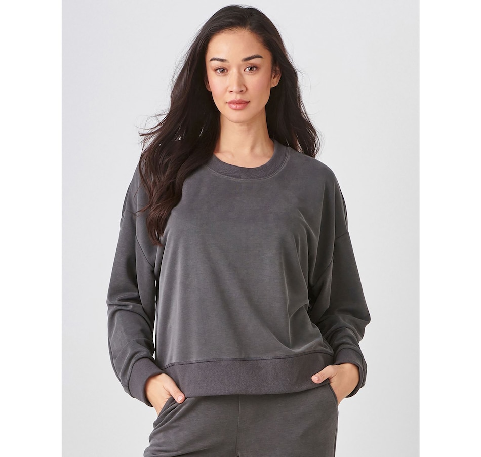 Image 505130_BLK.jpg, Product 505-130 / Price $39.88, Charlie Paige Soft Modal Blend Airplane Pull Over Top from Charlie Paige on TSC.ca's Fashion department