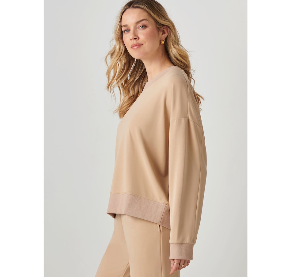 Image 505130_BNE.jpg, Product 505-130 / Price $39.88, Charlie Paige Soft Modal Blend Airplane Pull Over Top from Charlie Paige on TSC.ca's Fashion department