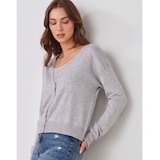Charlie Paige Touch of Cashmere V-neck Cardigan