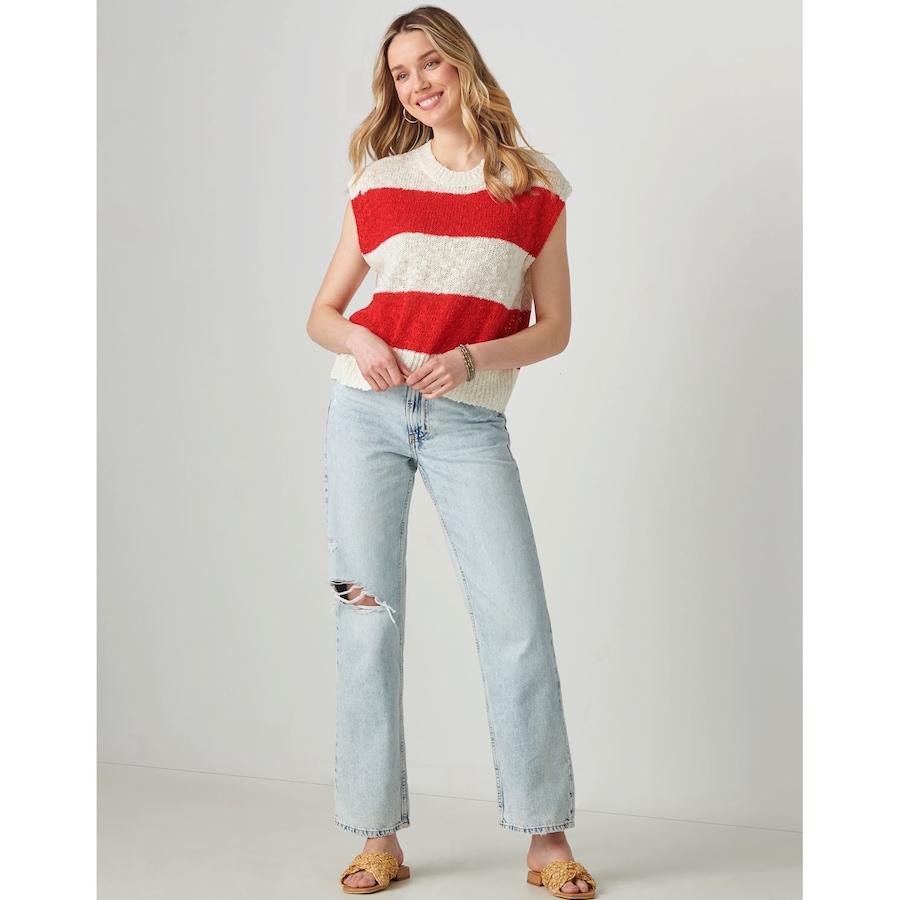 Image 505152_RDSR.jpg, Product 505-152 / Price $19.33, Charlie Paige Slub Dolman Knit Sweater from Charlie Paige on TSC.ca's Fashion department
