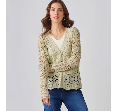 Charlie Paige Crochet Cardigan