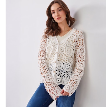 Charlie Paige Crochet Cardigan