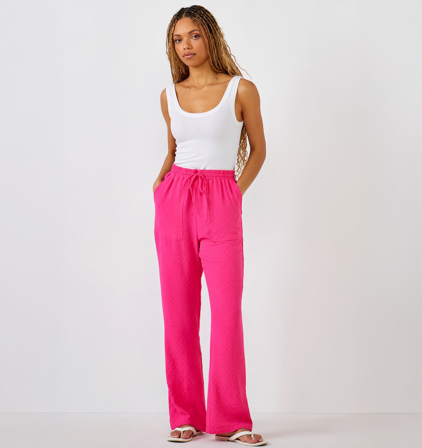 Charlie Paige Lightweight Wide Leg Pant - TSC.ca