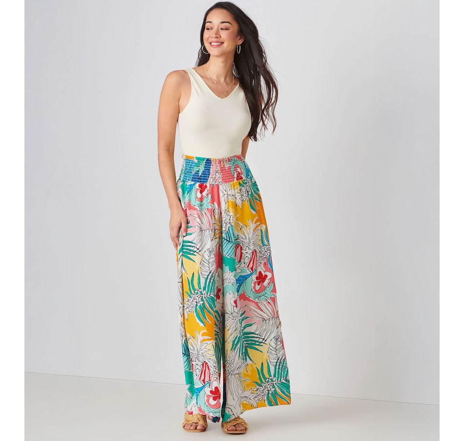 Image 505193_MUP.jpg, Product 505-193 / Price $59.88, Charlie Paige Elastic Waistband Printed Pant from Charlie Paige on TSC.ca's Fashion department