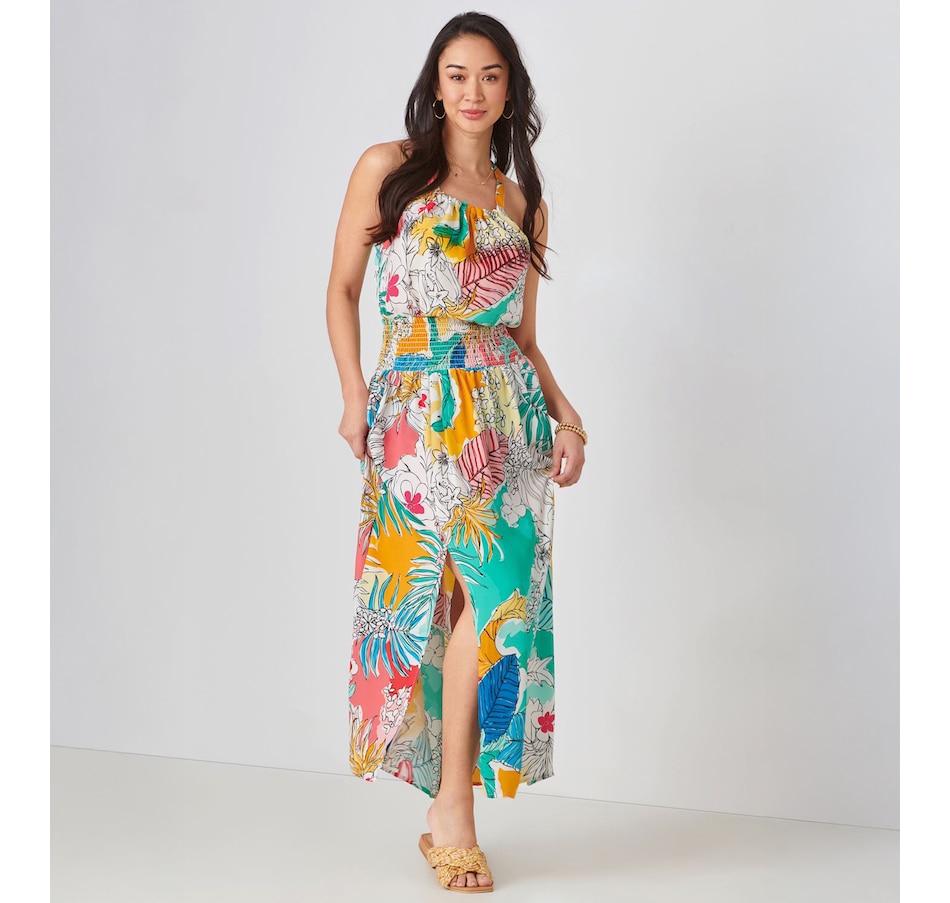 Image 505194_ALTMORE1.jpg, Product 505-194 / Price $59.88, Charlie Paige Printed Skirt with Elastic Waistband from Charlie Paige on TSC.ca's Fashion department