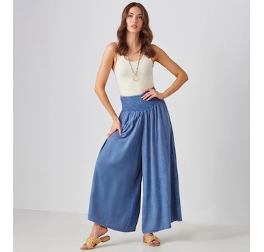 Charlie Paige Tencel Elastic Flowy Pant