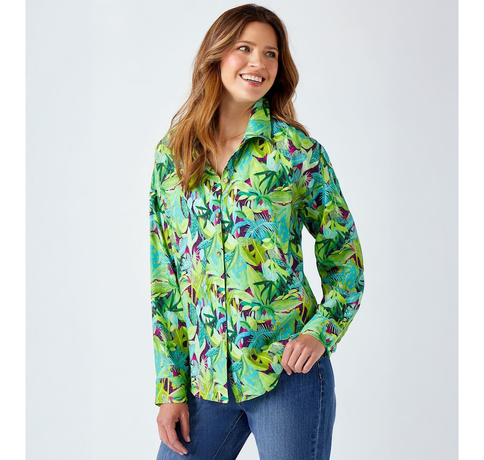 Image 505199_JUAOP.jpg, Product 505-199 / Price $49.88, Charlie Paige Printed Shirt from Charlie Paige on TSC.ca's Fashion department