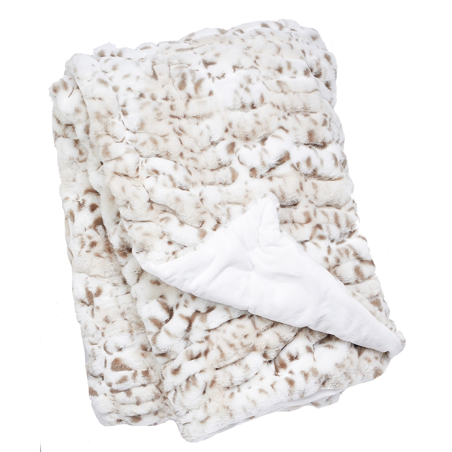Image 505304_ALTMORE11.jpg, Product 505-304 / Price $158.00, Guillaume Faux Fur 56" x 70" Ruched Throw from Guillaume on TSC.ca's Home & Garden department