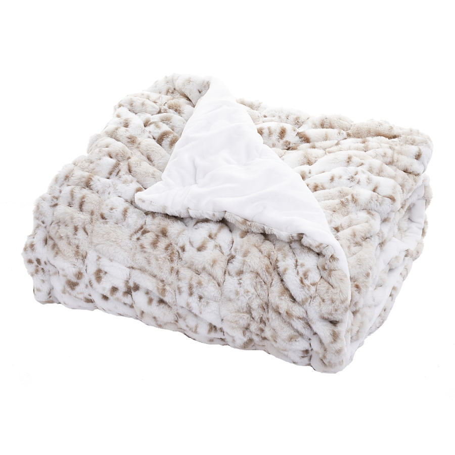 Image 505304_SLE.jpg, Product 505-304 / Price $158.00, Guillaume Faux Fur 56" x 70" Ruched Throw from Guillaume on TSC.ca's Home & Garden department