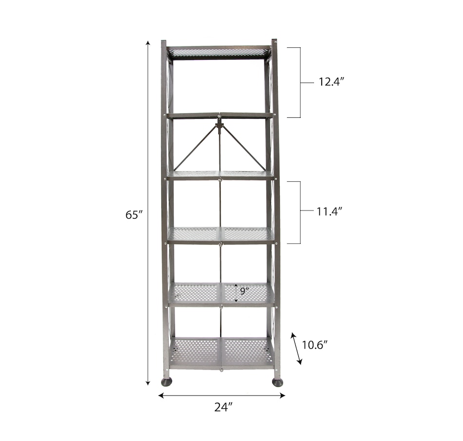 Image 505423_ALTMORE5.jpg, Product 505-423 / Price $159.99, Origami 6-Tier Book Shelf from Origami Rack on TSC.ca's Home & Garden department