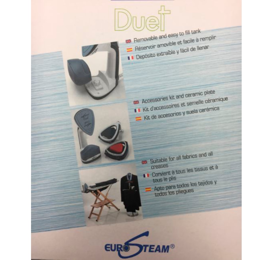 Image 505546_ALTMORE9.jpg, Product 505-546 / Price $40.33, Eurosteam 1000W 2-in-1 Iron Garment Steamer from Eurosteam on TSC.ca's Home & Garden department
