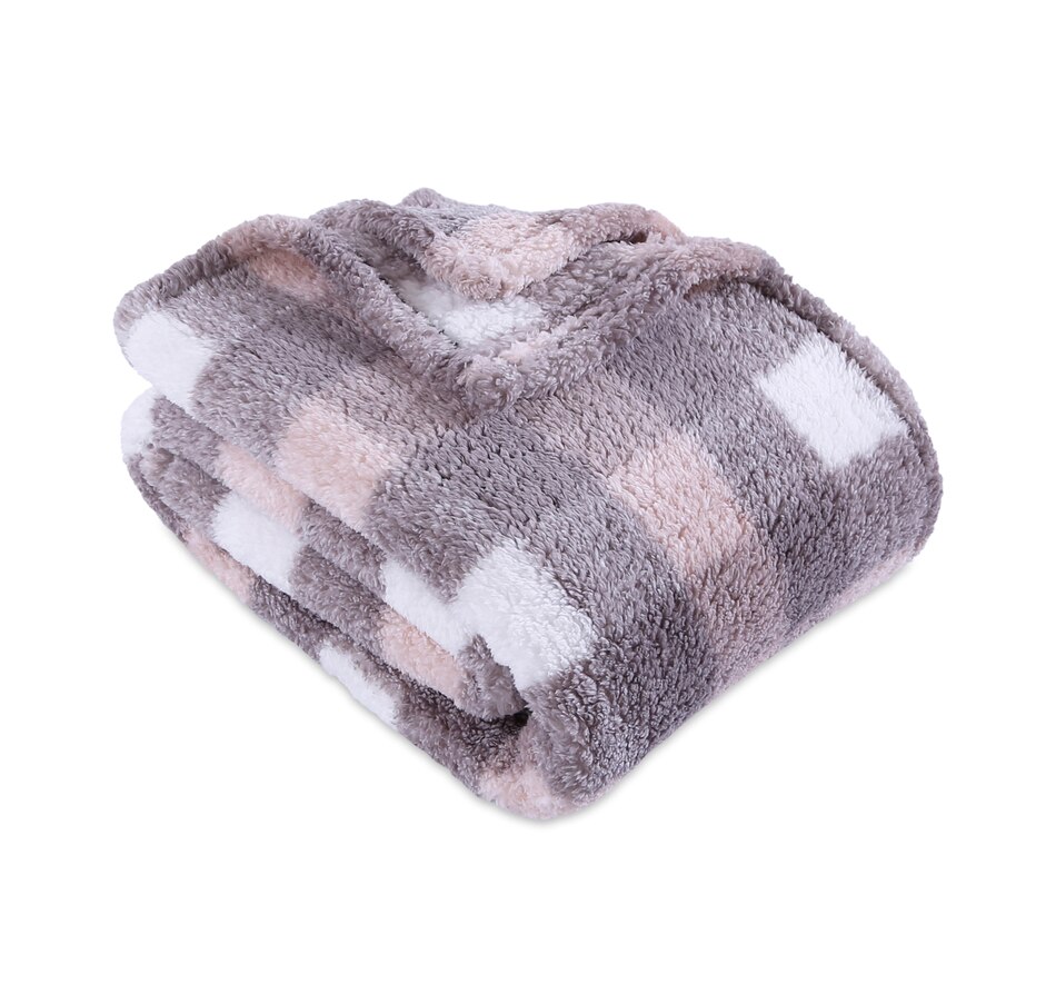tsc.ca Berkshire Blanket Reversible Sherpa Throw (60" x 70")