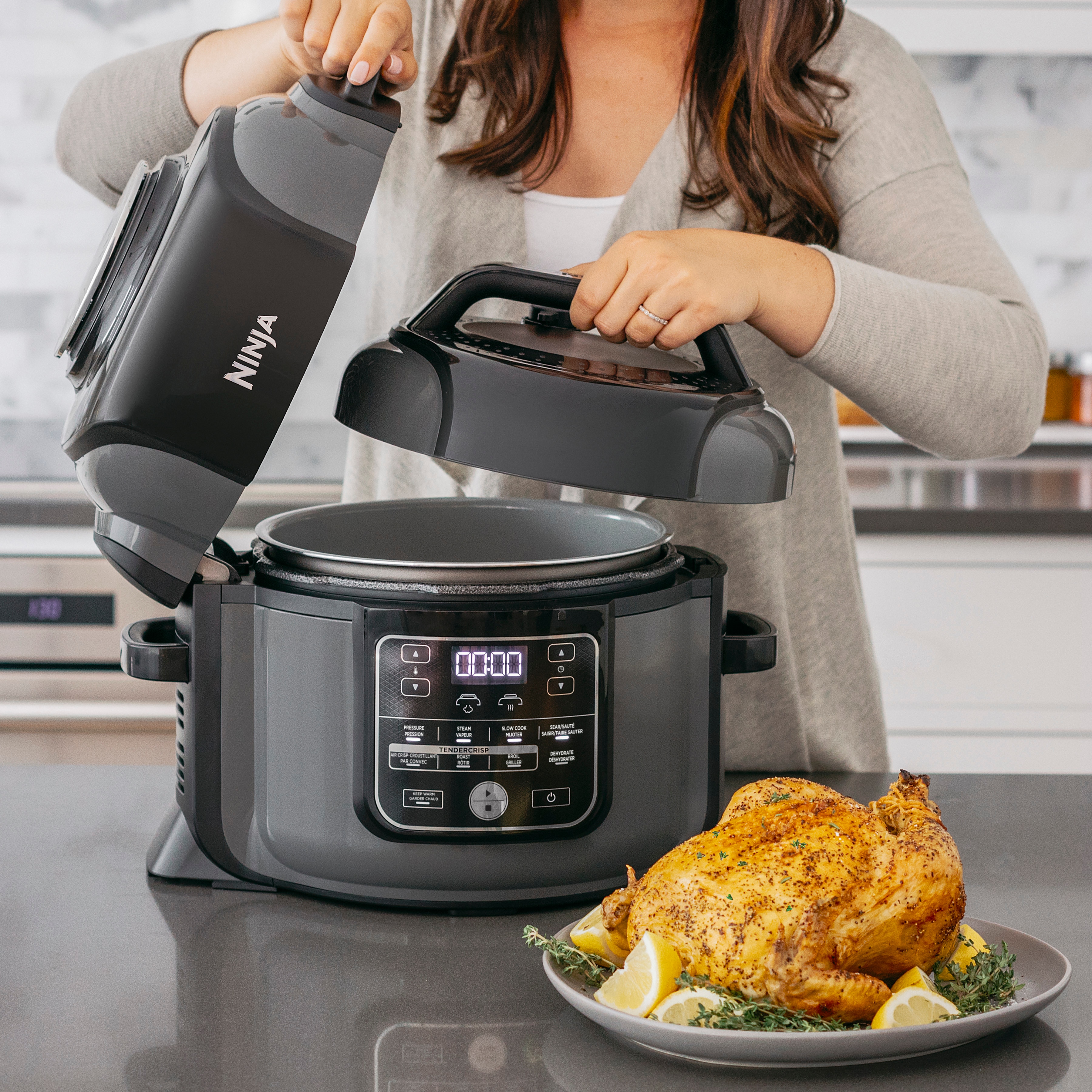 Ninja Foodi Pressure Cooker Air Fryer 6.5Qt