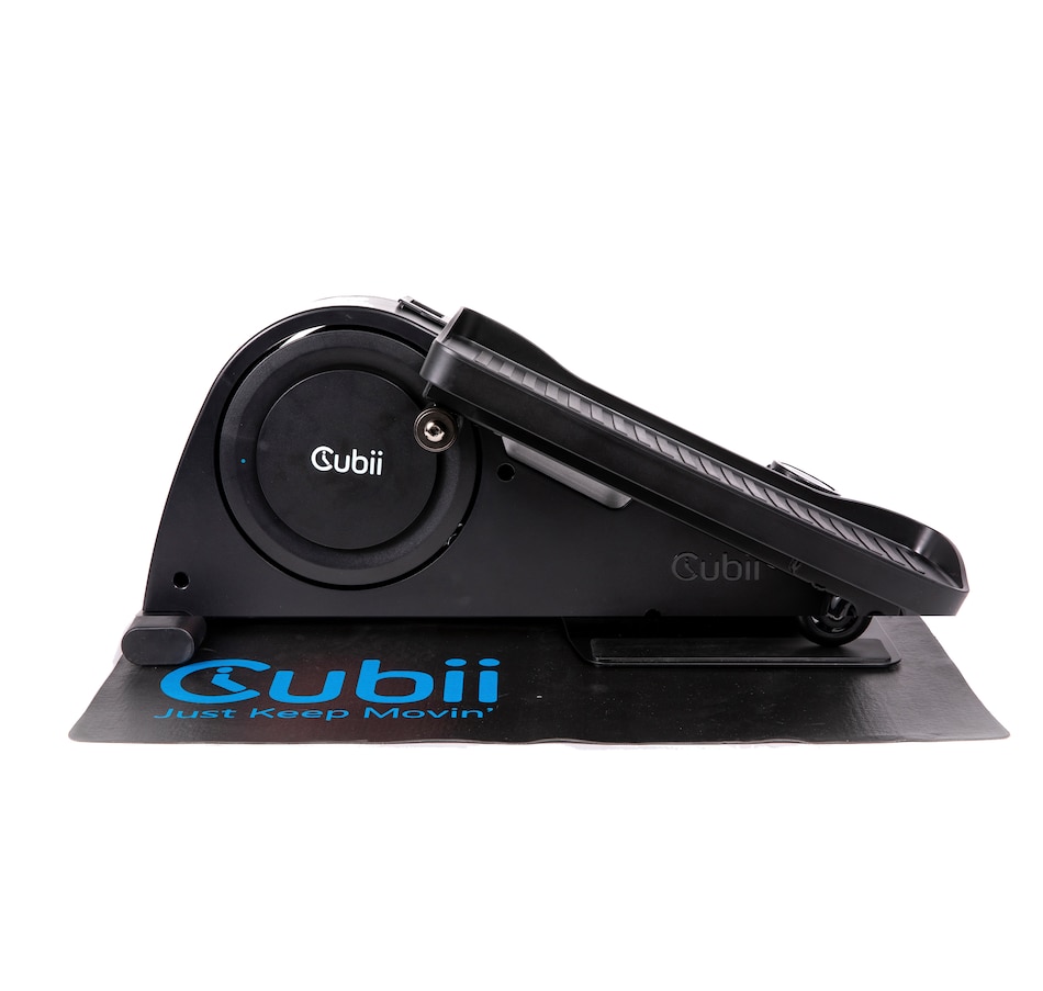 Cubii Jr. Compact Under-Desk Elliptical with Display Monitor and Non-Slip  Mat