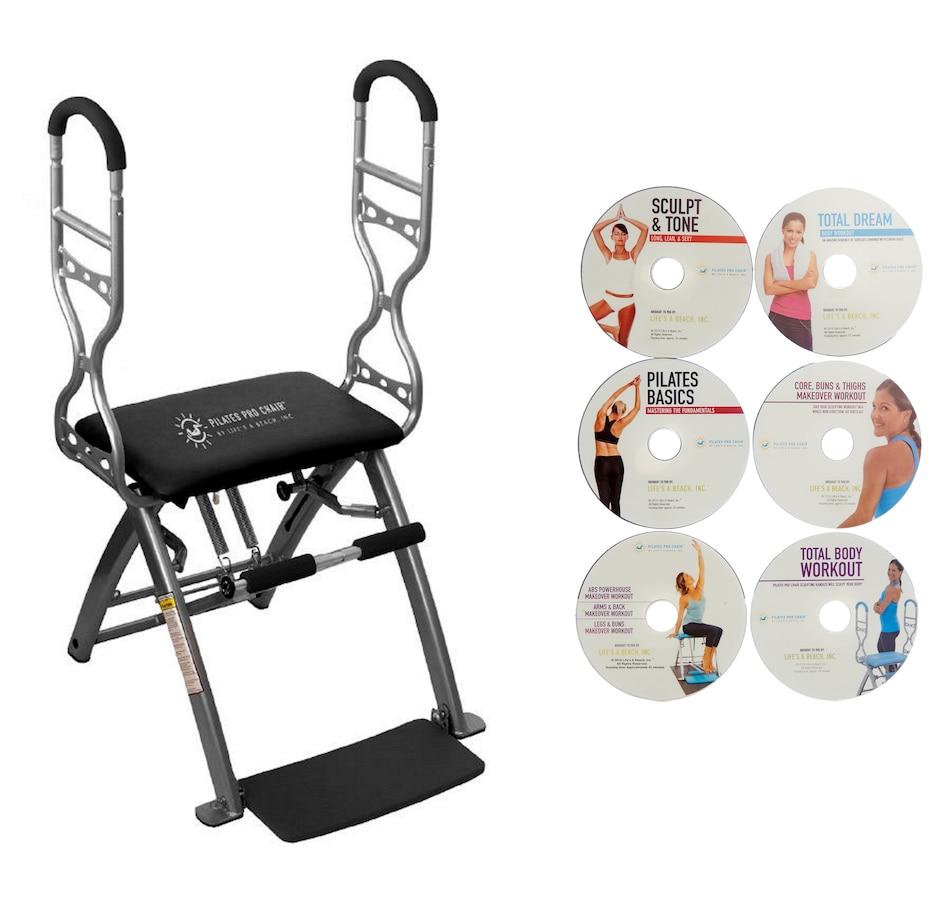 Image 505681_BLK.jpg, Product 505-681 / Price $99.33, Pilates Pro Chair & Sculpting Handles from Pilates Pro Chair on TSC.ca's Health & Fitness department