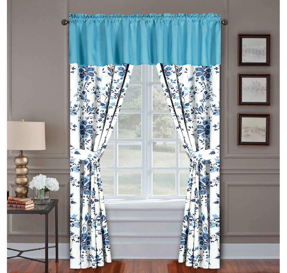 Image 505704_BLU.jpg , Product 505-704 / Price $39.33 , St. Clair 5-Piece Window Set from St. Clair Bedding on TSC.ca's Home & Garden department