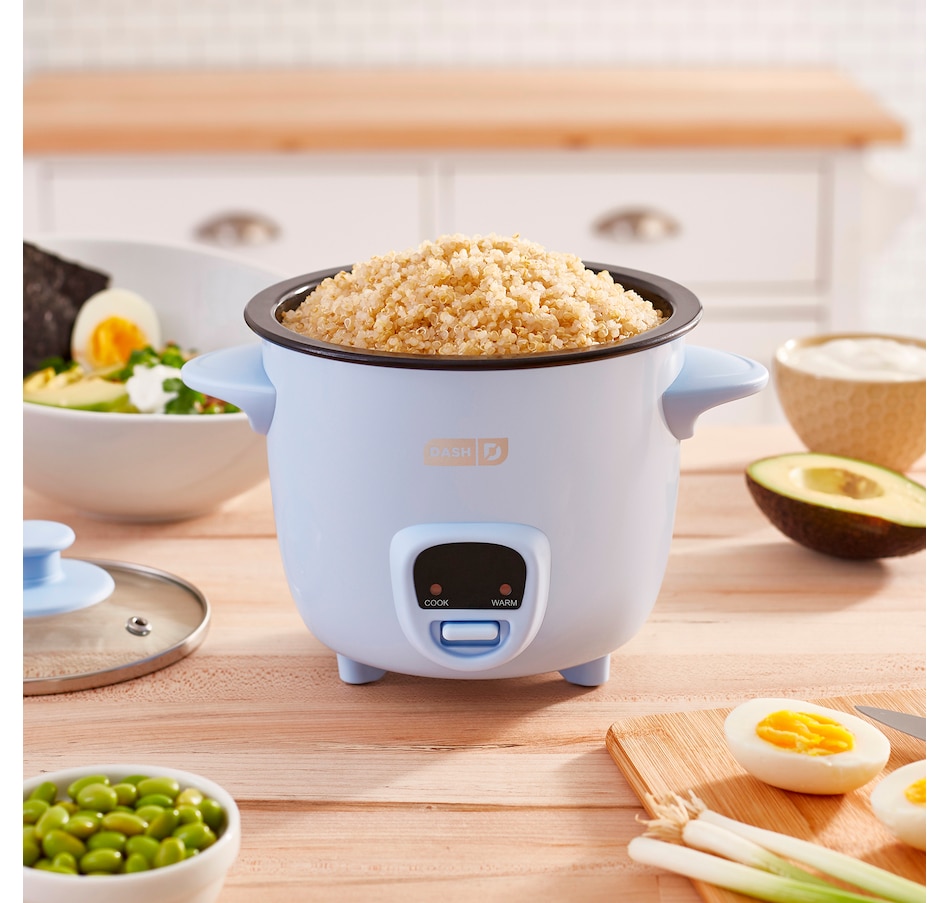 Dash Mini Rice Cooker, Aqua