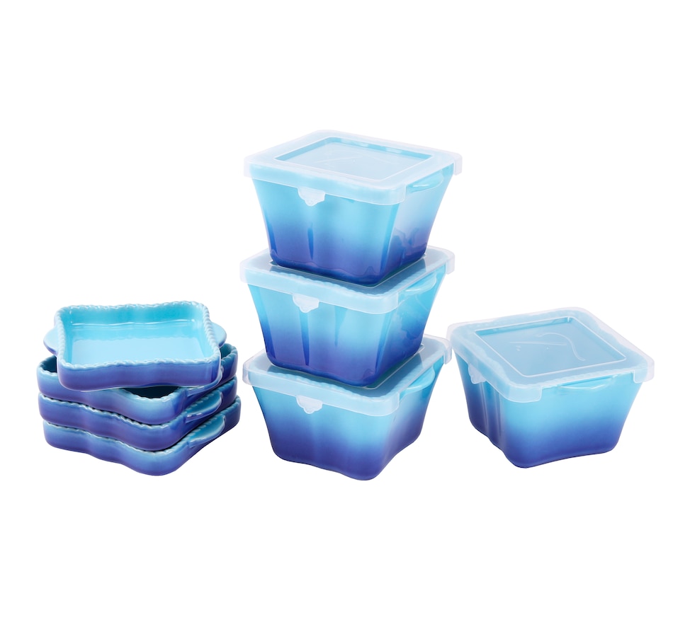 Image 505900_BLU.jpg, Product 505-900 / Price $42.99, temp-tations Ombre Ramekins (Set of 4) from Temp-tations on TSC.ca's Kitchen department