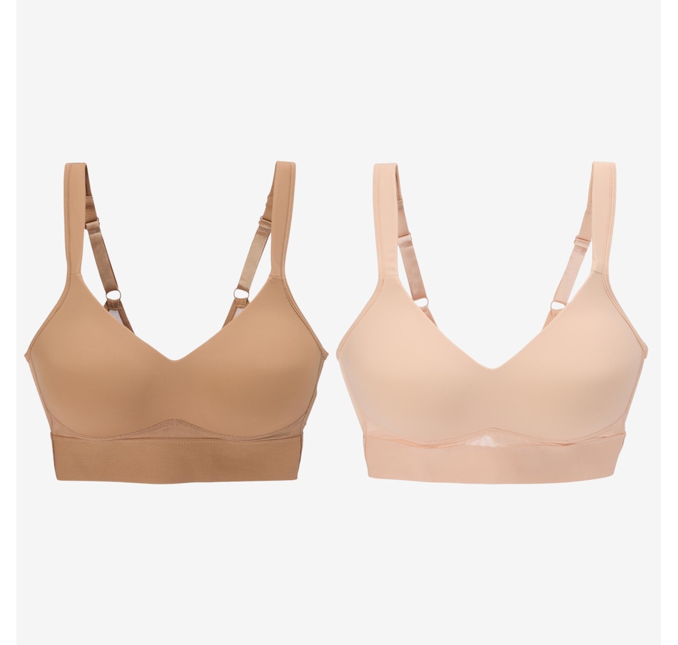 Image 514920_SIEPE.jpg, Product 514-920 / Price $70.00, Rhonda Shear Molded Cup Bra with Wrap Back (2-pack) from Rhonda Shear Shapewear on TSC.ca's Clothing & Shoes department