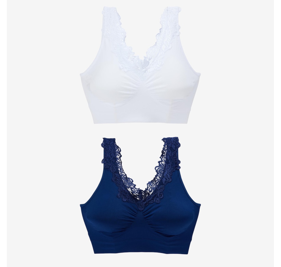 Image 514923_WNV.jpg, Product 514-923 / Price $29.33, Rhonda Shear Seamless Bra with Lace Inset (2-pack) from Rhonda Shear Shapewear on TSC.ca's Fashion department