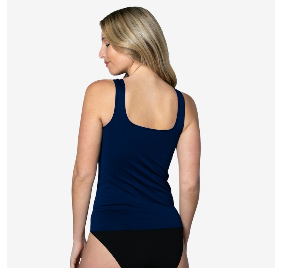 Image 514924_ALTMORE2.jpg, Product 514-924 / Price $34.88, Rhonda Shear Seamless Tank with Lace Inset from Rhonda Shear Shapewear on TSC.ca's Fashion department