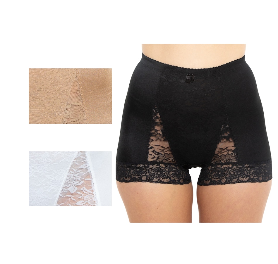 Image 514929_BKBGW.jpg, Product 514-929 / Price $24.88, Rhonda Shear Pin Up Panty (3 pack) from Rhonda Shear Shapewear on TSC.ca's Fashion department