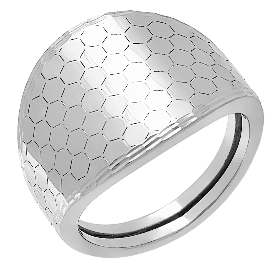 Jewellery - Rings - Domes - Stefano Oro 14K Gold Honeycomb Ring ...