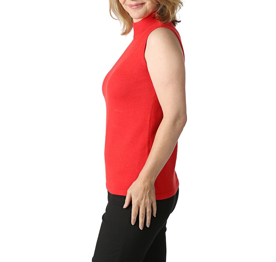 Image 520258_ALTMORE1.jpg, Product 520-258 / Price $24.33, Joan Rivers Mock Turtleneck Sleeveless Sweater from Joan Rivers on TSC.ca's Clothing & Shoes department