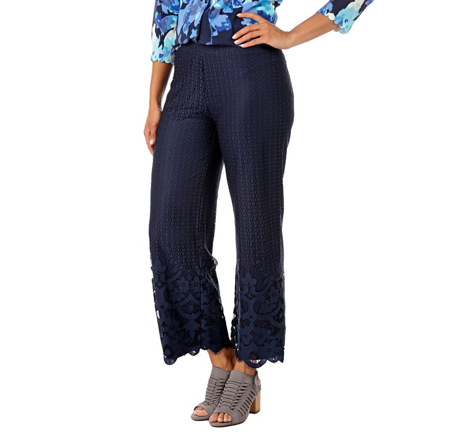 tsc ca isaac mizrahi live knit lace wide leg pant isaac mizrahi live size chart