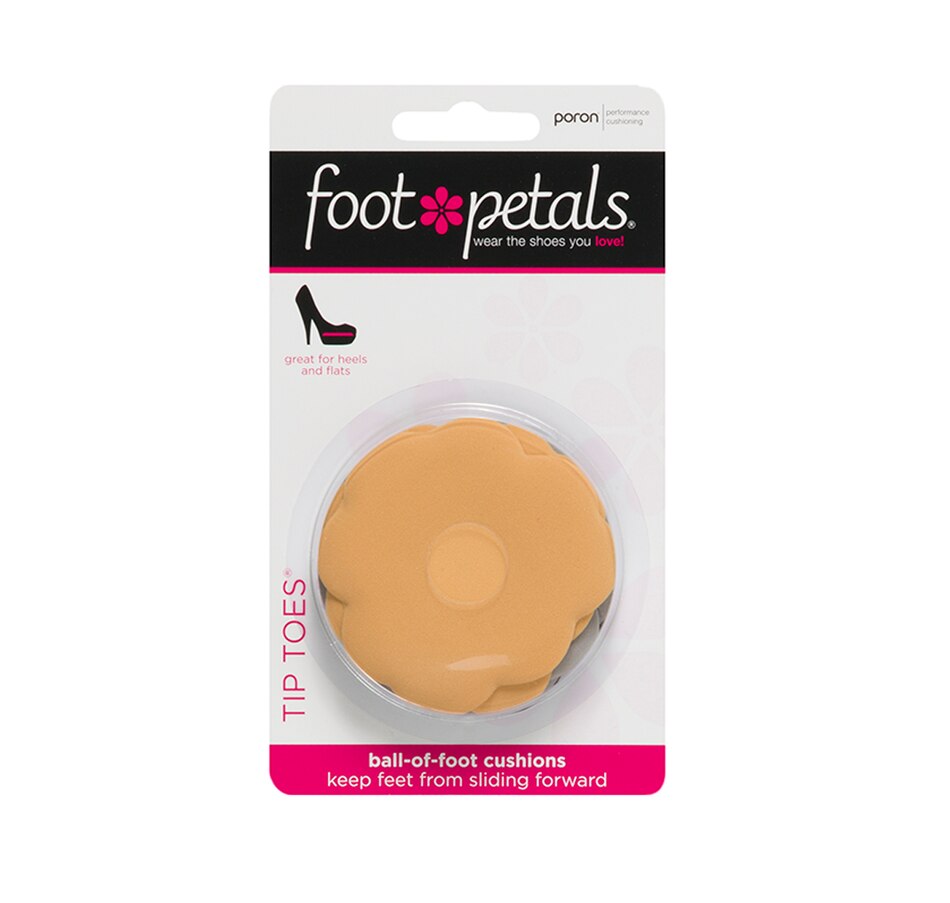 Image 524535_BLK.jpg, Product 524-535 / Price $12.88, Foot Petals Tip Toes Ball of Foot Cushions (3-Pack, Assorted) from Foot Petals on TSC.ca's Shoes department