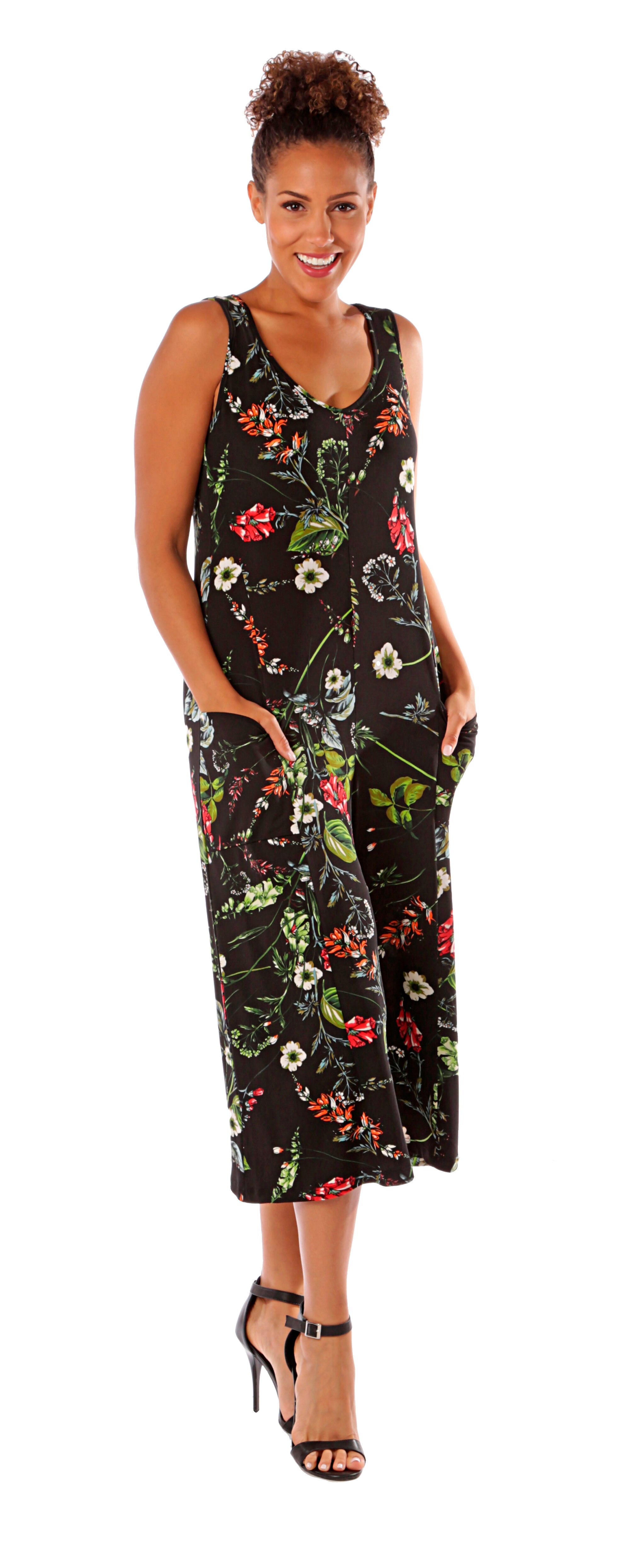 kim and co gaucho jumpsuit