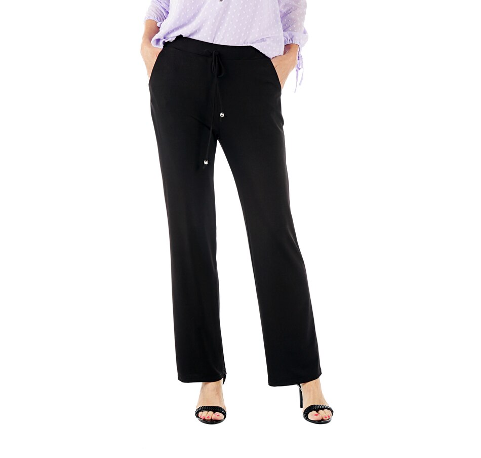 Image 525589_BLK.jpg , Product 525-589 / Price $51.88 , Artizan by Robin Barre Straight Leg Athleisure Pant with Pocket from ARTIZAN by Robin Barré Fashion on TSC.ca's Fashion department
