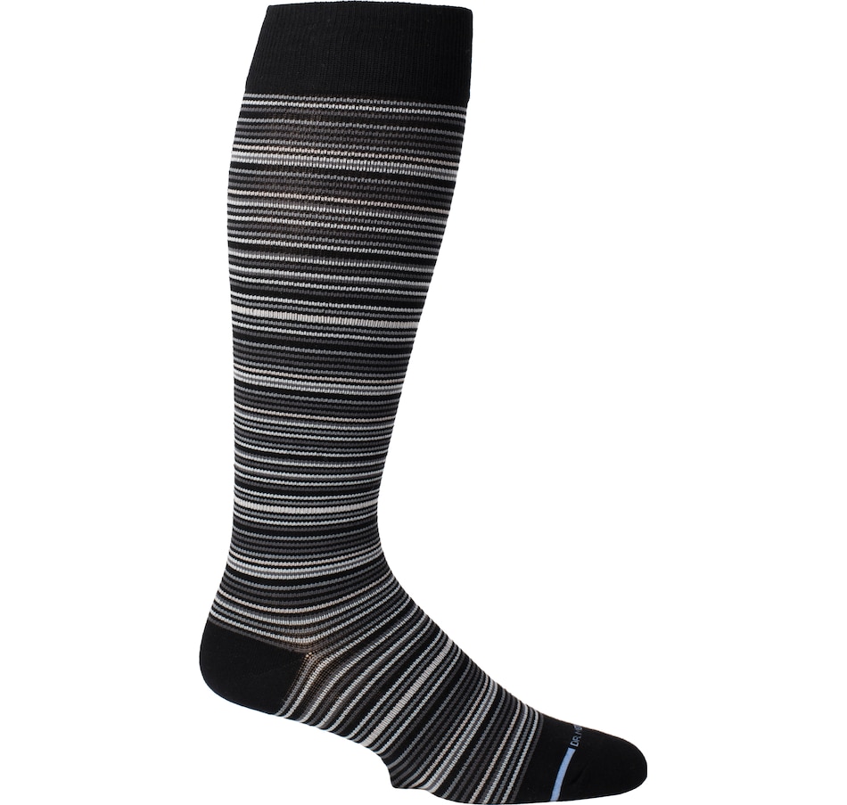 tsc.ca - Dr. Motion Multi Thin Stripe Knee-High Men's Compression Socks