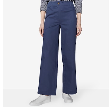 Isaac Mizrahi Wide Leg Twill Pant