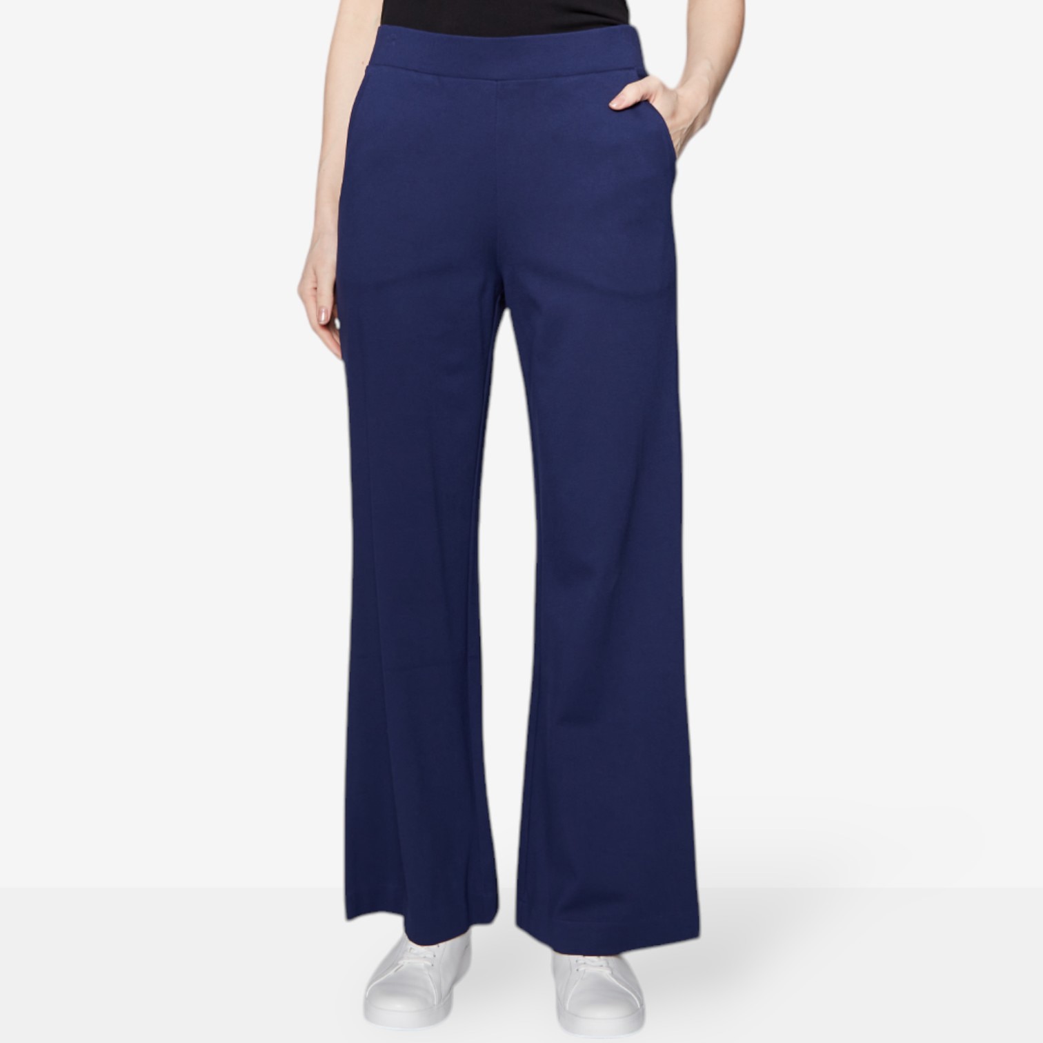 Isaac Mizrahi Wide Leg Ponte Pant - TSC.ca